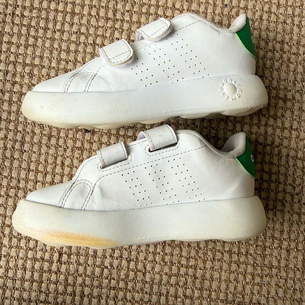 Boys Adidas 10 Advantage Sneaker Tennis Shoe - Picture 9 of 11